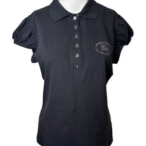 Burberry Women’s Navy Blue Classic Polo Top